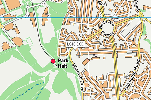 LS10 3XQ map - OS VectorMap District (Ordnance Survey) LS10 3XQ map - OS VectorMap District (Ordnance Survey)