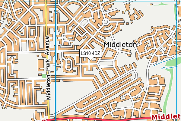 LS10 4DZ map - OS VectorMap District (Ordnance Survey) LS10 4DZ map - OS VectorMap District (Ordnance Survey)