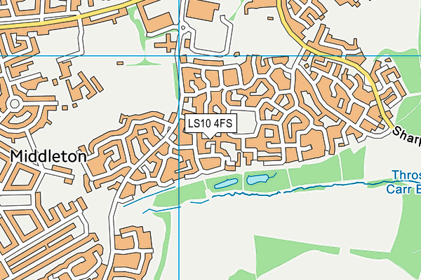 LS10 4FS map - OS VectorMap District (Ordnance Survey) LS10 4FS map - OS VectorMap District (Ordnance Survey)