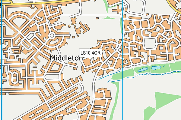 LS10 4GR map - OS VectorMap District (Ordnance Survey) LS10 4GR map - OS VectorMap District (Ordnance Survey)