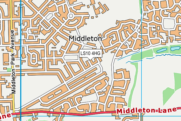 LS10 4HG map - OS VectorMap District (Ordnance Survey) LS10 4HG map - OS VectorMap District (Ordnance Survey)