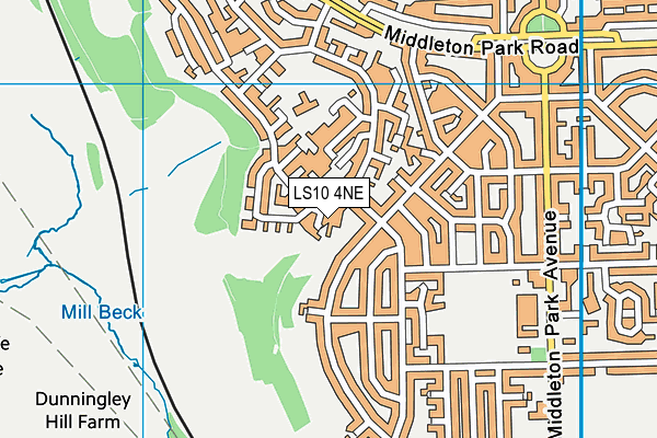 LS10 4NE map - OS VectorMap District (Ordnance Survey) LS10 4NE map - OS VectorMap District (Ordnance Survey)