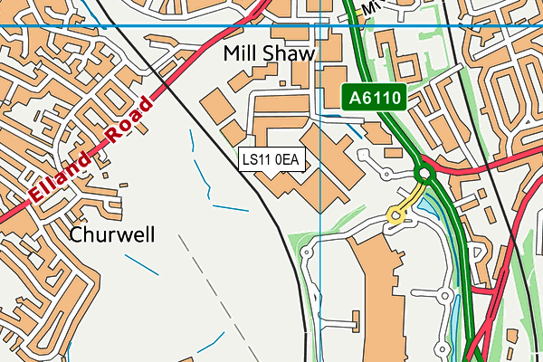 LS11 0EA map - OS VectorMap District (Ordnance Survey) LS11 0EA map - OS VectorMap District (Ordnance Survey)