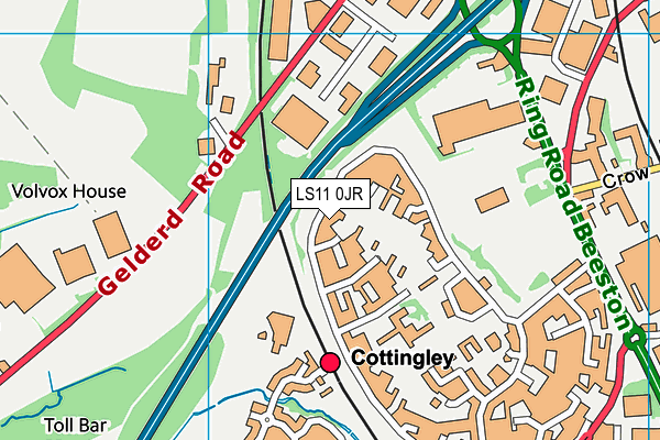 LS11 0JR map - OS VectorMap District (Ordnance Survey) LS11 0JR map - OS VectorMap District (Ordnance Survey)