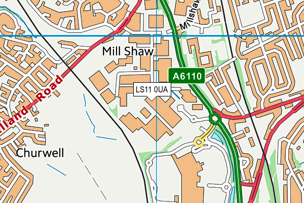 LS11 0UA map - OS VectorMap District (Ordnance Survey) LS11 0UA map - OS VectorMap District (Ordnance Survey)