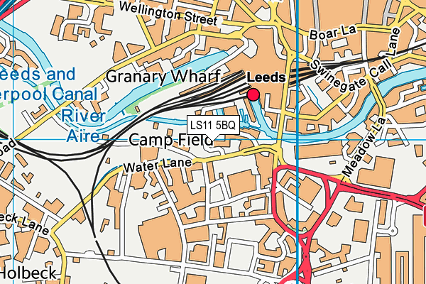 LS11 5BQ map - OS VectorMap District (Ordnance Survey) LS11 5BQ map - OS VectorMap District (Ordnance Survey)