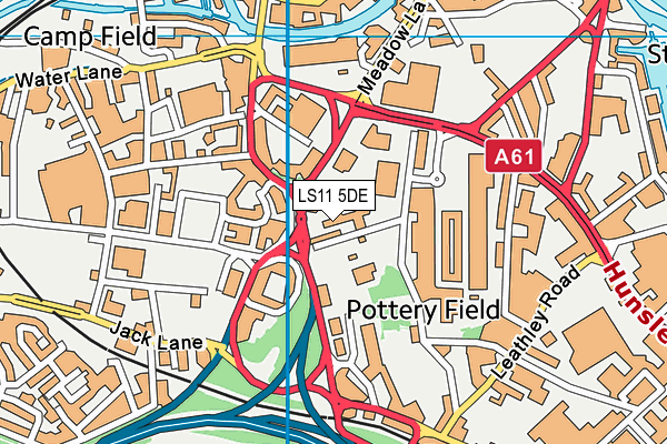 LS11 5DE map - OS VectorMap District (Ordnance Survey) LS11 5DE map - OS VectorMap District (Ordnance Survey)