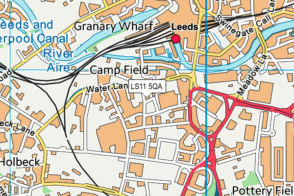 LS11 5QA map - OS VectorMap District (Ordnance Survey) LS11 5QA map - OS VectorMap District (Ordnance Survey)