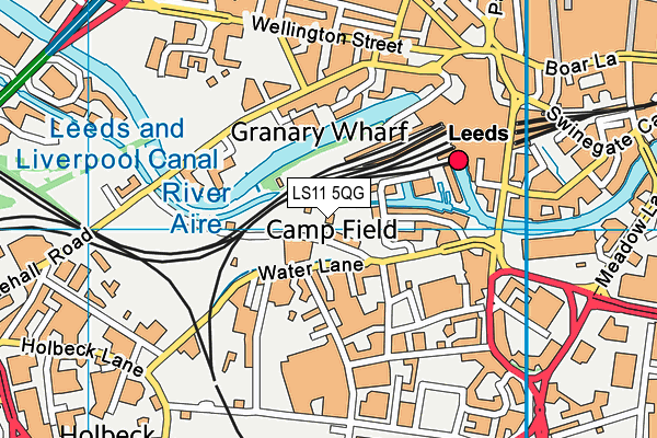LS11 5QG map - OS VectorMap District (Ordnance Survey) LS11 5QG map - OS VectorMap District (Ordnance Survey)