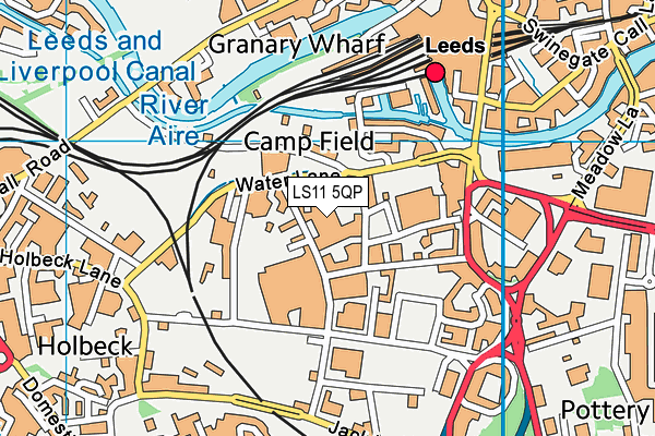 LS11 5QP map - OS VectorMap District (Ordnance Survey) LS11 5QP map - OS VectorMap District (Ordnance Survey)