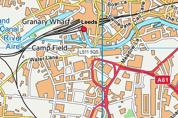 LS11 5QS map - OS VectorMap District (Ordnance Survey) LS11 5QS map - OS VectorMap District (Ordnance Survey)