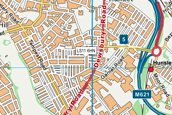 LS11 6HN map - OS VectorMap District (Ordnance Survey) LS11 6HN map - OS VectorMap District (Ordnance Survey)