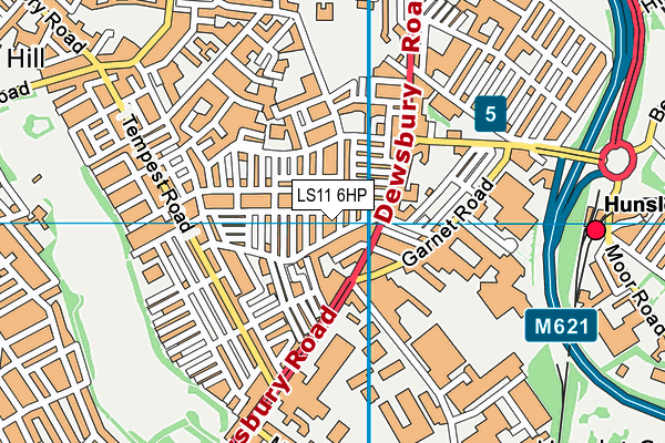 LS11 6HP map - OS VectorMap District (Ordnance Survey) LS11 6HP map - OS VectorMap District (Ordnance Survey)