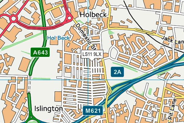 LS11 9LX map - OS VectorMap District (Ordnance Survey) LS11 9LX map - OS VectorMap District (Ordnance Survey)