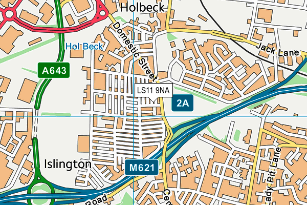 LS11 9NA map - OS VectorMap District (Ordnance Survey) LS11 9NA map - OS VectorMap District (Ordnance Survey)