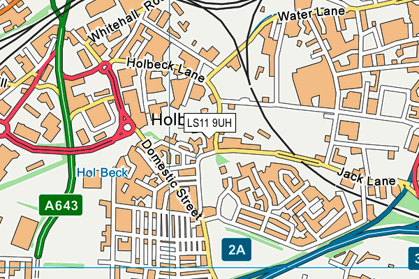 LS11 9UH map - OS VectorMap District (Ordnance Survey) LS11 9UH map - OS VectorMap District (Ordnance Survey)