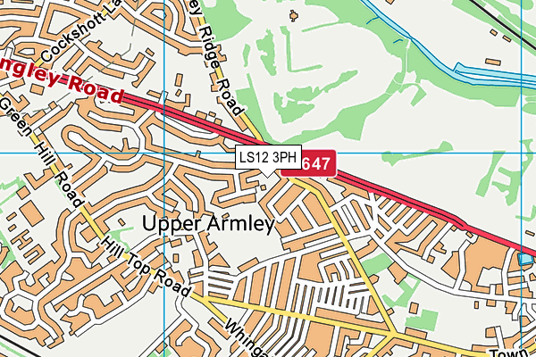 LS12 3PH map - OS VectorMap District (Ordnance Survey) LS12 3PH map - OS VectorMap District (Ordnance Survey)