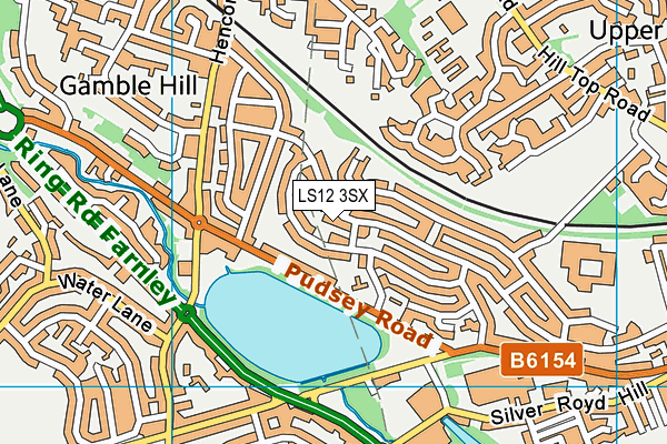 LS12 3SX map - OS VectorMap District (Ordnance Survey) LS12 3SX map - OS VectorMap District (Ordnance Survey)