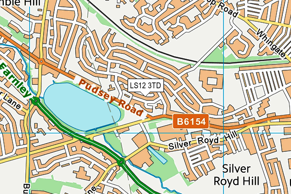 LS12 3TD map - OS VectorMap District (Ordnance Survey) LS12 3TD map - OS VectorMap District (Ordnance Survey)
