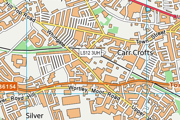 LS12 3UH map - OS VectorMap District (Ordnance Survey) LS12 3UH map - OS VectorMap District (Ordnance Survey)