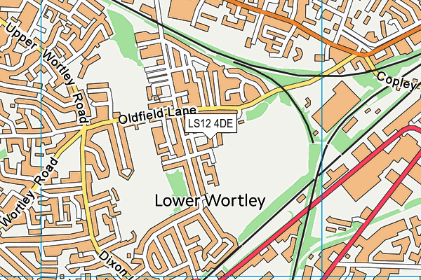 LS12 4DE map - OS VectorMap District (Ordnance Survey) LS12 4DE map - OS VectorMap District (Ordnance Survey)