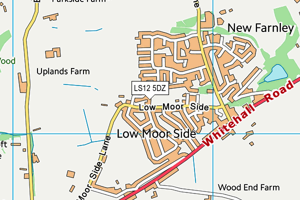 LS12 5DZ map - OS VectorMap District (Ordnance Survey) LS12 5DZ map - OS VectorMap District (Ordnance Survey)