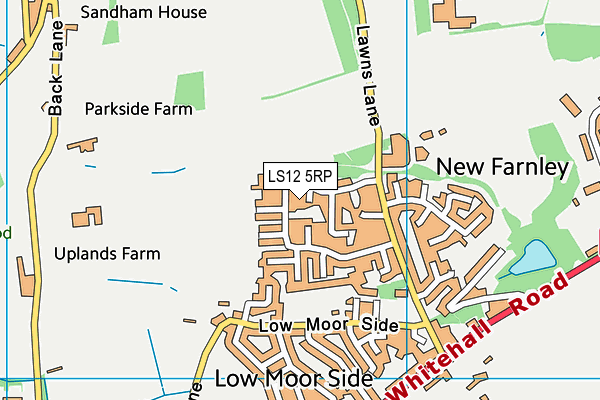 LS12 5RP map - OS VectorMap District (Ordnance Survey)