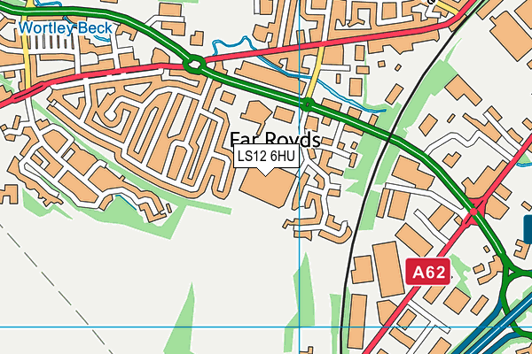 LS12 6HU map - OS VectorMap District (Ordnance Survey) LS12 6HU map - OS VectorMap District (Ordnance Survey)
