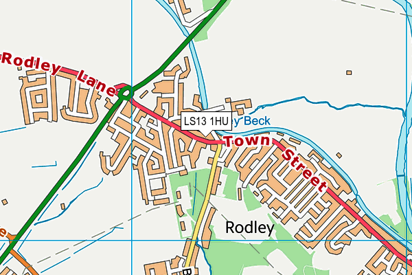 LS13 1HU map - OS VectorMap District (Ordnance Survey) LS13 1HU map - OS VectorMap District (Ordnance Survey)