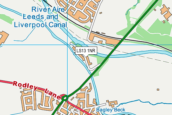 LS13 1NR map - OS VectorMap District (Ordnance Survey) LS13 1NR map - OS VectorMap District (Ordnance Survey)