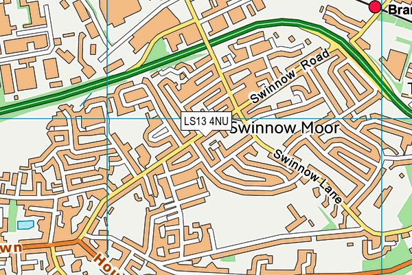 LS13 4NU map - OS VectorMap District (Ordnance Survey) LS13 4NU map - OS VectorMap District (Ordnance Survey)