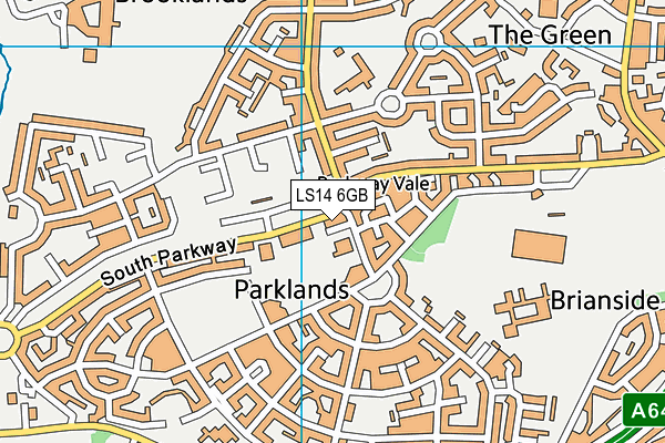 LS14 6GB map - OS VectorMap District (Ordnance Survey) LS14 6GB map - OS VectorMap District (Ordnance Survey)