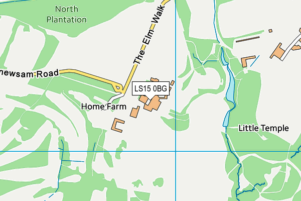 LS15 0BG map - OS VectorMap District (Ordnance Survey) LS15 0BG map - OS VectorMap District (Ordnance Survey)