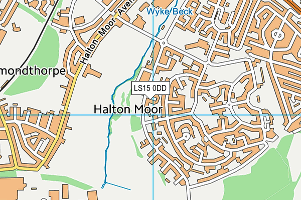LS15 0DD map - OS VectorMap District (Ordnance Survey) LS15 0DD map - OS VectorMap District (Ordnance Survey)