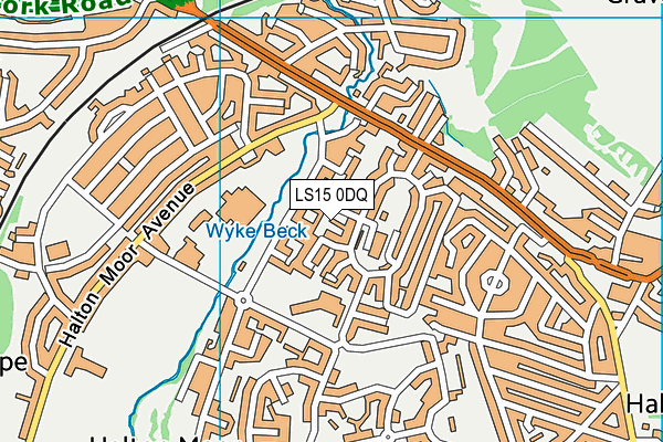LS15 0DQ map - OS VectorMap District (Ordnance Survey) LS15 0DQ map - OS VectorMap District (Ordnance Survey)