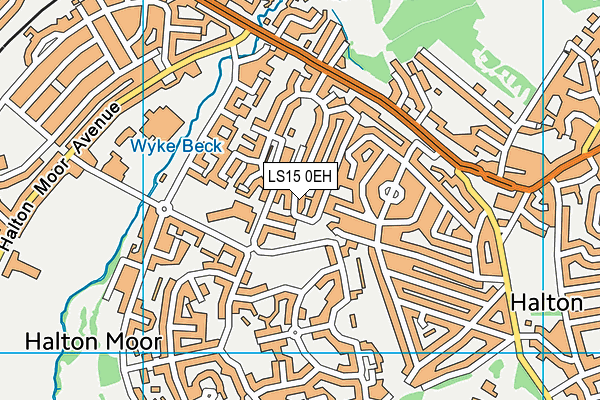 LS15 0EH map - OS VectorMap District (Ordnance Survey) LS15 0EH map - OS VectorMap District (Ordnance Survey)
