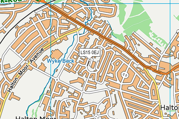 LS15 0EJ map - OS VectorMap District (Ordnance Survey) LS15 0EJ map - OS VectorMap District (Ordnance Survey)