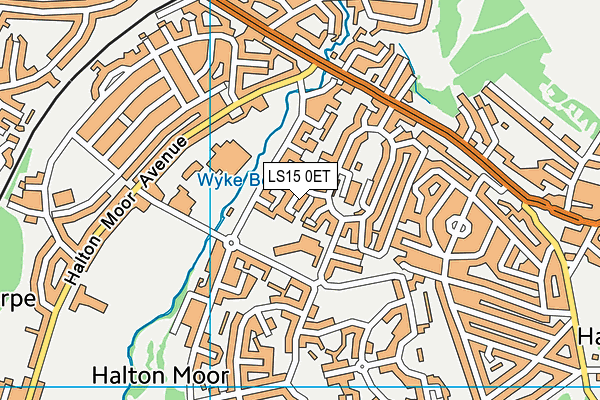 LS15 0ET map - OS VectorMap District (Ordnance Survey) LS15 0ET map - OS VectorMap District (Ordnance Survey)