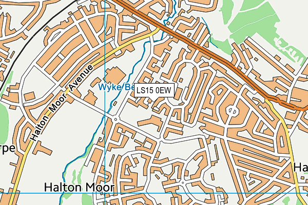 LS15 0EW map - OS VectorMap District (Ordnance Survey) LS15 0EW map - OS VectorMap District (Ordnance Survey)