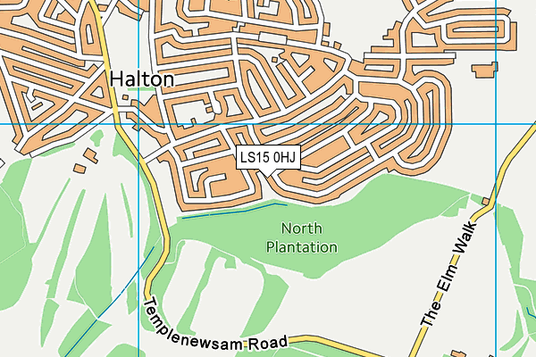 LS15 0HJ map - OS VectorMap District (Ordnance Survey) LS15 0HJ map - OS VectorMap District (Ordnance Survey)