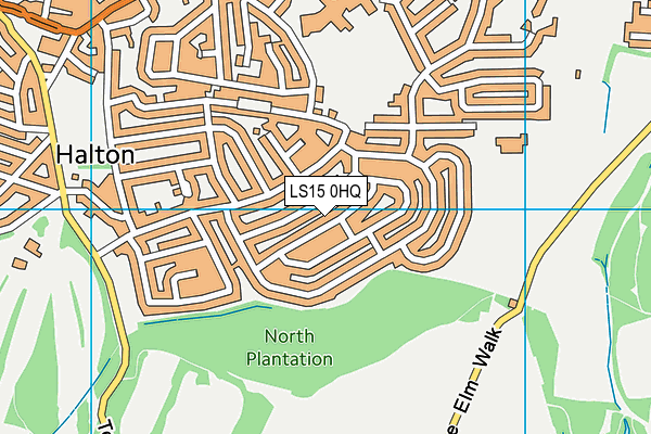 LS15 0HQ map - OS VectorMap District (Ordnance Survey) LS15 0HQ map - OS VectorMap District (Ordnance Survey)