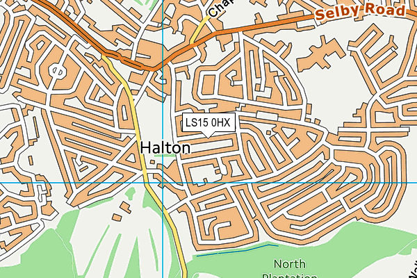 LS15 0HX map - OS VectorMap District (Ordnance Survey) LS15 0HX map - OS VectorMap District (Ordnance Survey)