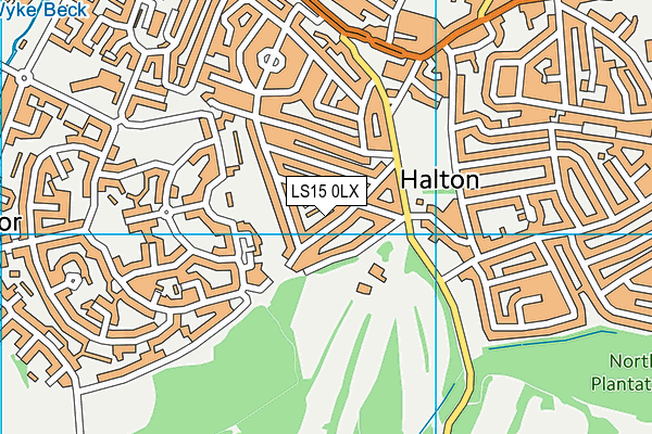 LS15 0LX map - OS VectorMap District (Ordnance Survey) LS15 0LX map - OS VectorMap District (Ordnance Survey)
