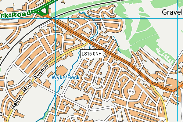 LS15 0NH map - OS VectorMap District (Ordnance Survey) LS15 0NH map - OS VectorMap District (Ordnance Survey)