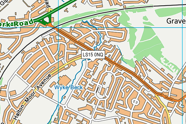 LS15 0NQ map - OS VectorMap District (Ordnance Survey) LS15 0NQ map - OS VectorMap District (Ordnance Survey)