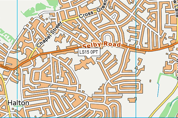 LS15 0PT map - OS VectorMap District (Ordnance Survey) LS15 0PT map - OS VectorMap District (Ordnance Survey)