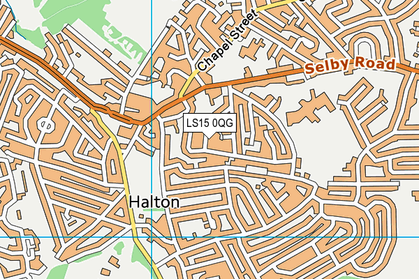 LS15 0QG map - OS VectorMap District (Ordnance Survey) LS15 0QG map - OS VectorMap District (Ordnance Survey)