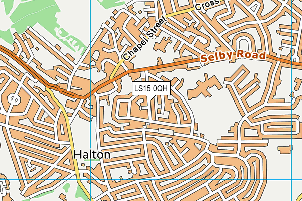 LS15 0QH map - OS VectorMap District (Ordnance Survey) LS15 0QH map - OS VectorMap District (Ordnance Survey)