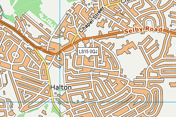 LS15 0QJ map - OS VectorMap District (Ordnance Survey) LS15 0QJ map - OS VectorMap District (Ordnance Survey)