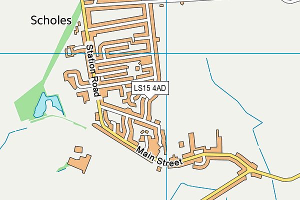 LS15 4AD map - OS VectorMap District (Ordnance Survey) LS15 4AD map - OS VectorMap District (Ordnance Survey)